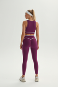 Conjunto Elevate Roxo - Vista de Costas