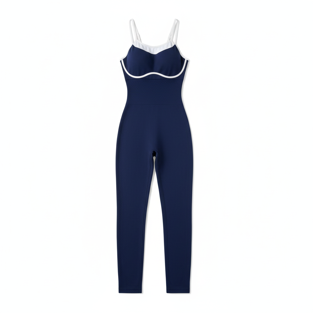 Macacão Azul Marinho - Flat Lay