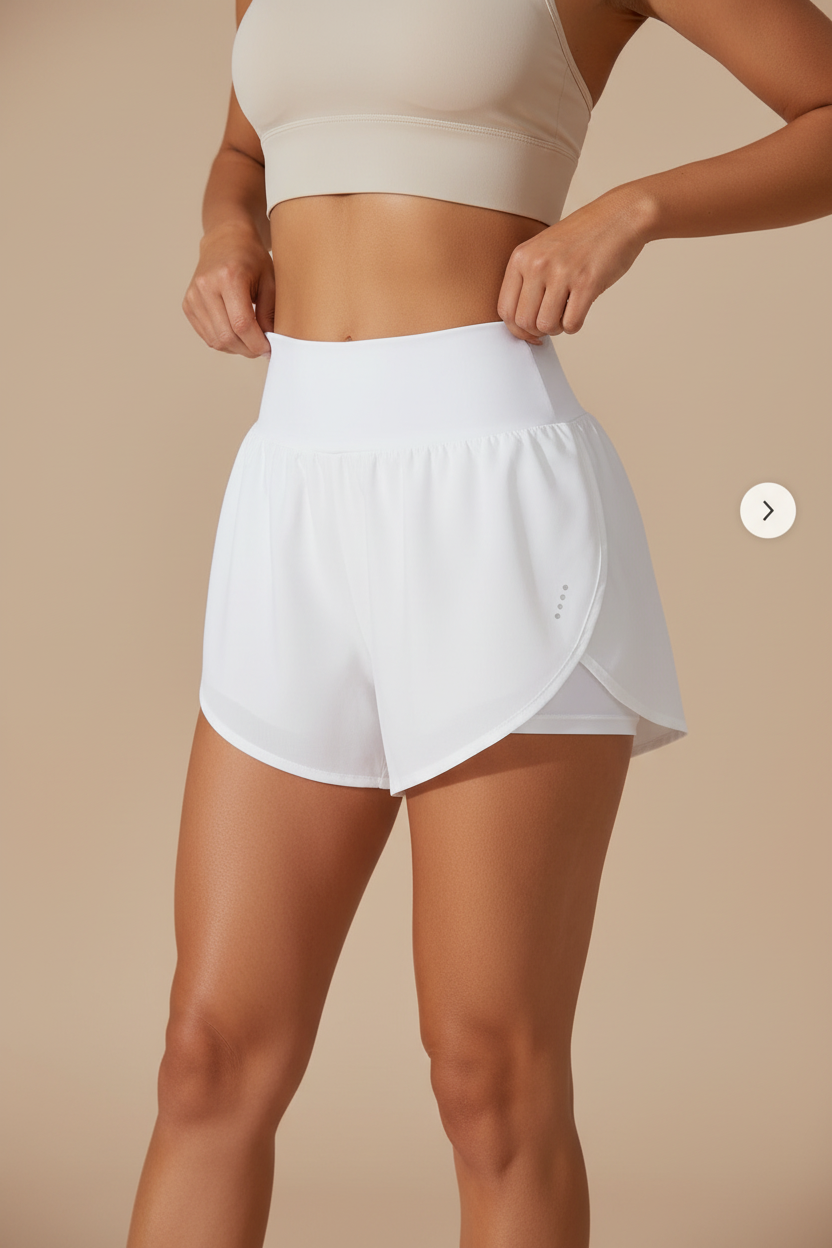 Shorts Branco Bella Forma
