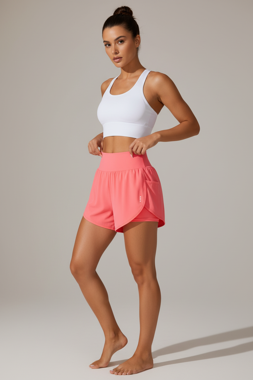 Shorts Melancia Vermelha Bella Forma