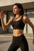 Sports Bra Preto Golden Hour